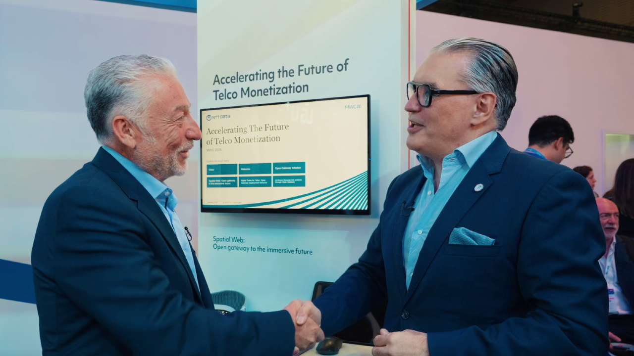 Teodoro López, Executive VP, Telecom & Media at NTT DATA, Inc., talking about the forces reshaping telecom