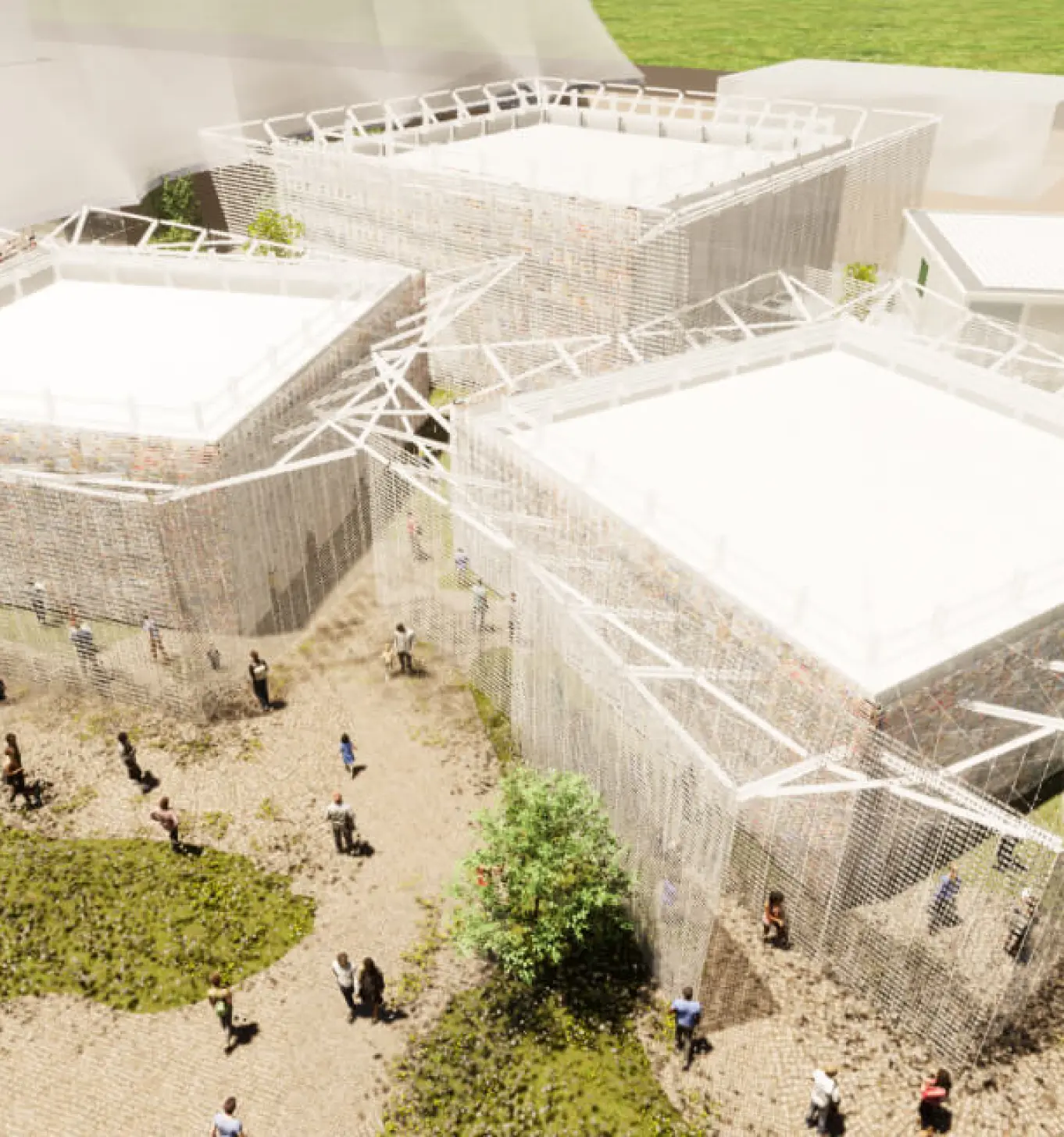 Render of the Expo 2025 site